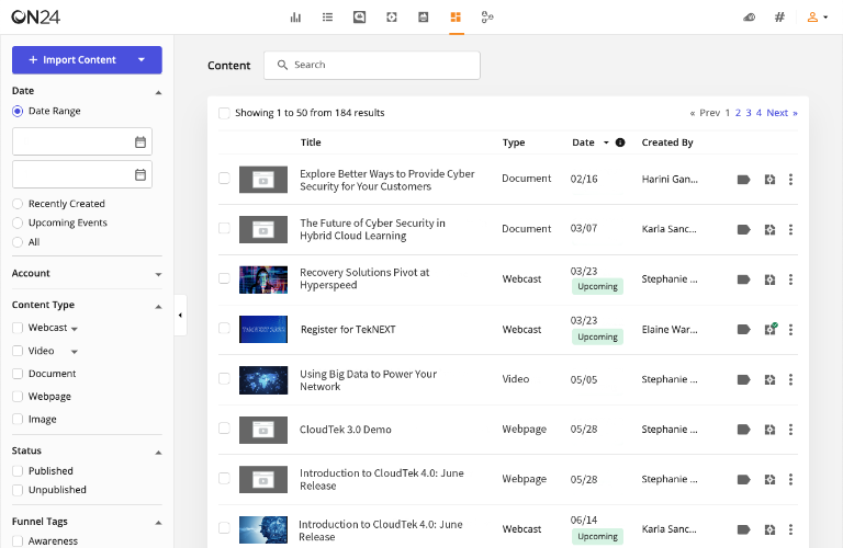 ON24 Engagement Hubとは？主な機能、導入メリット、活用事例についてご紹介 株式会社ビデオマッチング